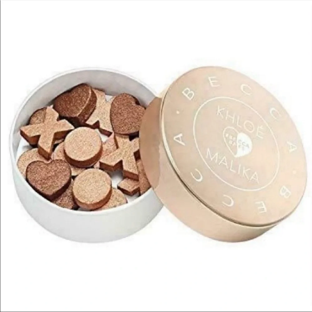 BECCA x Khloe Kardashian & Malika Haqq Glow Letters $32 Limited Edition NIB